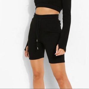 Heavy weight jersey rib shorts